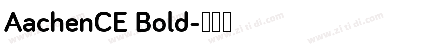AachenCE Bold字体转换